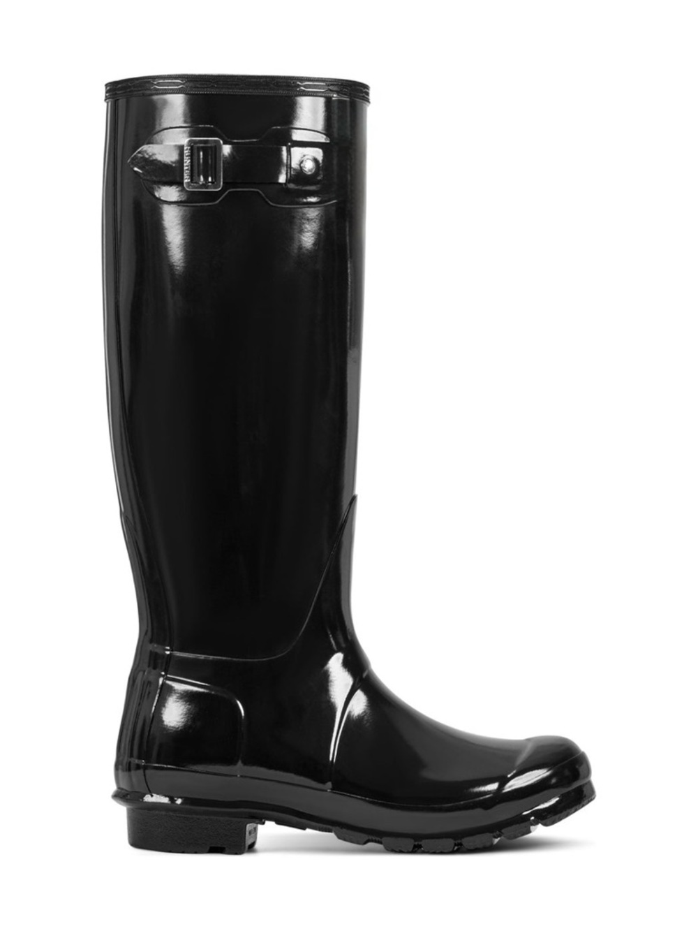 Hunter Black Gloss Tall Glossy Rain Boots